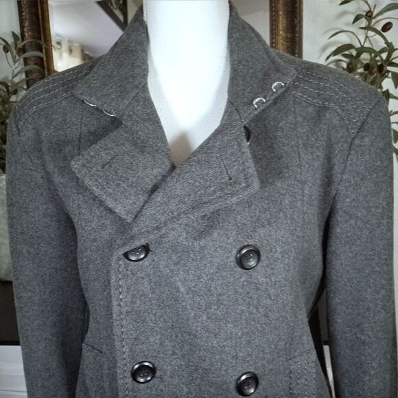 H&M GRAY MENS COAT SZ.38R EUC - Picture 2 of 6